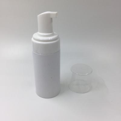 China Non Spill 43/410 Foaming Pump Pet Bottle For Hair Foamer Foamer Soap Plastic Round Pump Bottle 100ml /8oz for sale