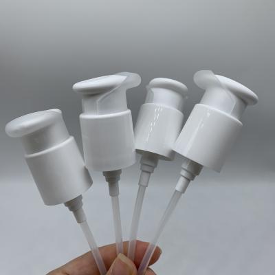 China Non new puddle style 24mm white plastic neck pp bb cream cosmetic lotion pumps for basic liquid products for sale