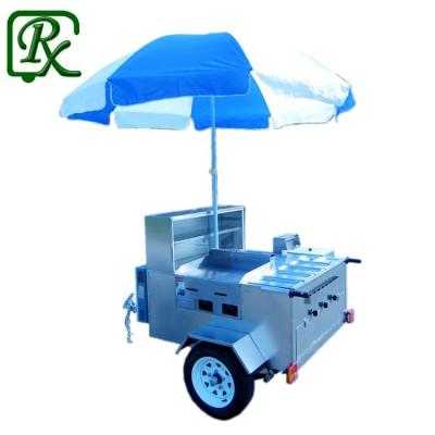 China Vegetable processing factory order accepted mobile hot dog cart for sale for sale