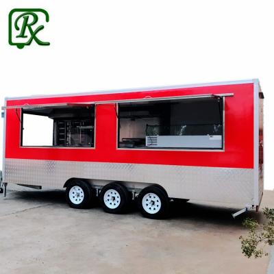 China mobile electric vegetable processing factory caravan kitchen food truck on sale for sale