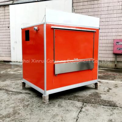 China Leadership of the Snack Factory 2013 World! ! Street Tow Bar Italian Ice Cream Catering Service Cart Kiosk With Door XR-FV190 A for sale