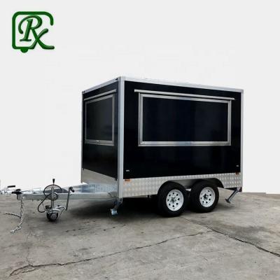 China Vegetable Processing Plant Fast Delivery French 2800 Mobile Small Fast Food Truck Food Truck Trailer Parts For Sale for sale