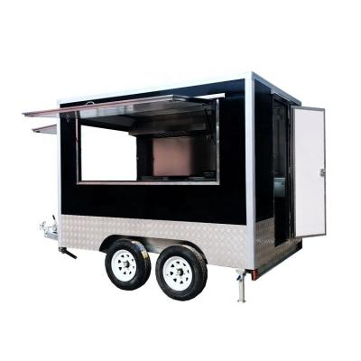 China Cheap Food Track Trailer USA HOT! ! ! Mobile Pizza Food Truck Carts UAE Double L285*w210*h210cm for sale