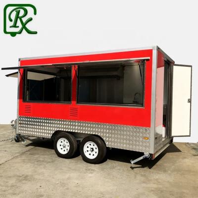 China Vegetable processing factory fully loaded juice foodtruck food trailers for sale for sale