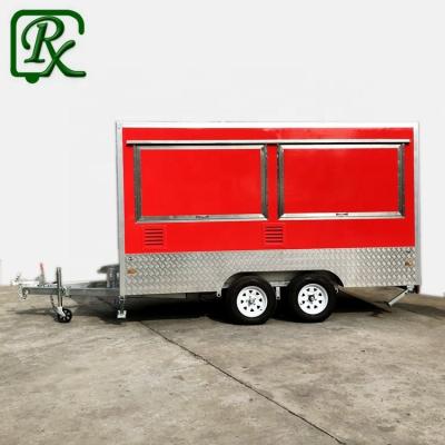 China Friendly food trucks vegetable processing factory mobile service food trailer for sale near me for sale