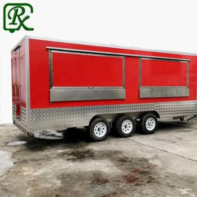 China Mobile vegetable processing factory alibaba food trucks fast food trailer with tent for sale