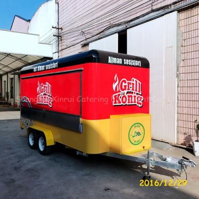 China Mobile Food Van Trailer Mobile Food Van Trailer Kitchen Kitchen Grocery Trailer XR-FV480 C for sale