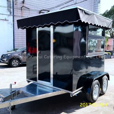 China Mobile Food Truck For Fried Chicken Beer Trailer Snack Bar Vending Mobile Food Truck On Sale L275*w220*h210cm Semi-Round Fried Chicken Beer Bar Snack Trailer for sale