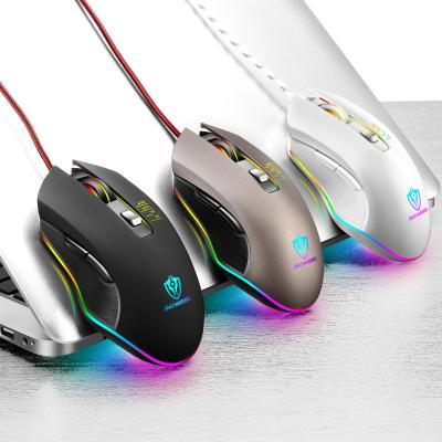 China Factory Direct Selling GM3 Game Mouse 3200DPI Six-Key Commercial Programmable Cool Colorful Mouse Ergonomic Mouse Macro for sale