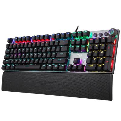 China Foreign trade keyboard f2088 electronic products steam metal e-sports Russian mechanical external peripheral keyboard gaming yes for sale