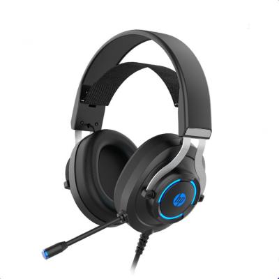 China Earphone h360g esports games usb7.1 headset glow computer headphones with microphone headset music heavy bass headphones for sale