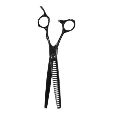 China Grooming Scissors SUS440C Dog Grooming Shears Pet Scissors Stocked Black Titanium Coating Set for sale