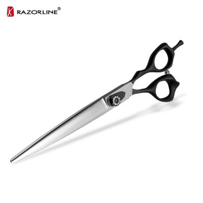 China Large Sustainable Razorline Pet Scissors Japan 440C Pet Scissors Pet Grooming Scissors for sale