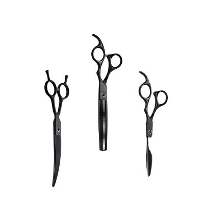 China Sustainable Dog SUS420J2 Pet Grooming Scissors Shears Set Home Use Cleaning Pet Hair Tools Stainless Steel Pet Scissors for sale