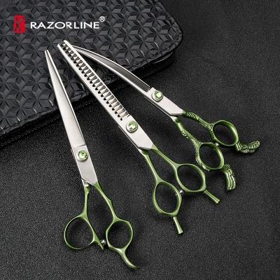 China Pet Viable Scissors Small Animal Hair Trimming Shears OEM Manufacturer Pet Grooming Blending Scissors for sale