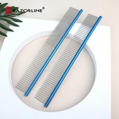 China Sustainable Razorline Pet Grooming Comb Stainless for sale