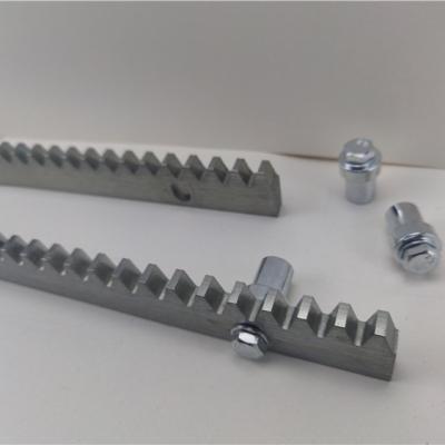 China Home Use M4 Steel Gear Rack For Sliding Gate Opener 19teeth 24teeth Rack Drive And Pinion for sale