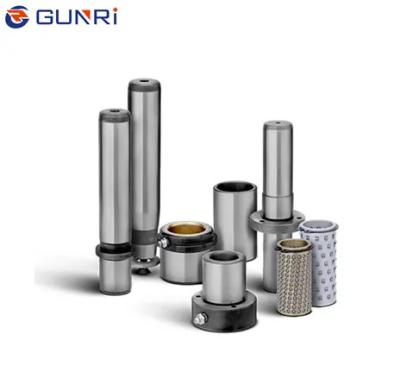 China GUNRI factory qutlet collar guide element precision misumi hasco parts guide pin/copper pillar/bush with ball retainer for sale