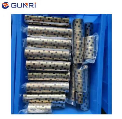 China Self Lubricating GUNRI Precision Plugged Split Bushing Oilless Brass Bushing Self Lubricating Bushing For Graphite Copper Bronze Bushings for sale