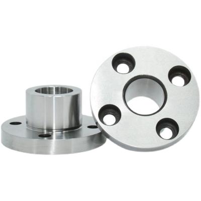 China Material of Construction Stores Double Balanced Flange Guide Shaft Seat Flange Shaft Bracket Aluminum Alloy Materia Optical Axis for sale