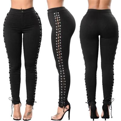 China Breathable Luxury Denim Stock Lots Ladies Ladies Jeans Breathable Women Clothing Jeggings Pants for sale