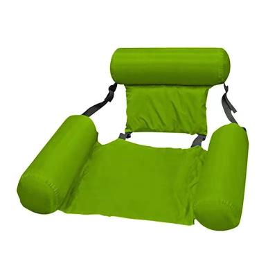 China Custom Outdoor Camping Water Air Float Fashion Furniture Pool Foldable Floating Seats Air Inflatable Beach Bed for sale