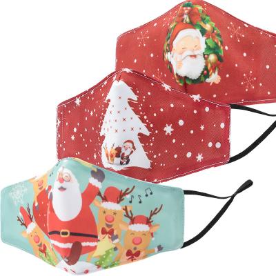 China Home Use+office+travel Adjustable Reusable Facemaskes Cotton Fashion Washable Cloth For Party Christmas Halloween Face Maskes for sale