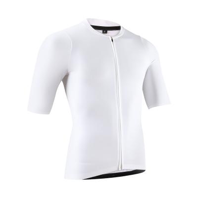 China Factory Sale Breathable Mesh Fabric White Cycling Jersey Men Cycling Bike Cycling Tank Top for sale