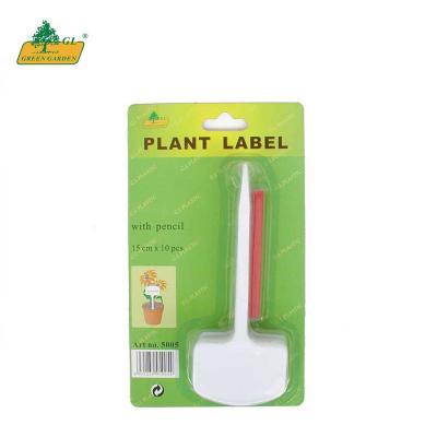 China Corrosion Resistance Selling High Quality Plastic Factory Label-with Pencil Plastic Label For Yard Yard Label Stakes for sale