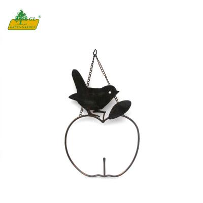 China Non-automatic eco-friendly metal bird feeder hanging bird feeder for sale