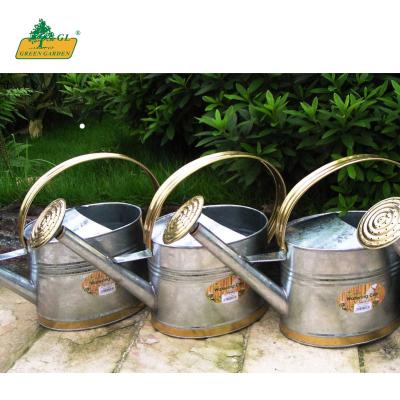 China Carrrying Handle Garden Irrigation Supplies Galvanized Garden Watering Can Plant Watering Box for sale