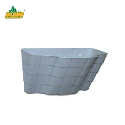 China Simply new hot fashion plastic wall pot planter for vertical flower pot wall planter for sale