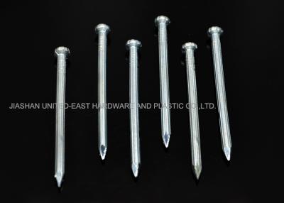 China Zinc Plated Concrete Steel Nails Resist Corrosion , 1.5