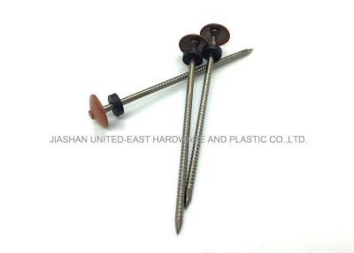 China Umbrella Head Roofing Nails Fastening Roof Felt 304 Stainless Steel Ring Nails for sale