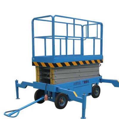 China Widely Professional Manufacture of Hydraulic Scissor Lift Platform Aerial Work Truck Mobile Light Cargo Lift for sale