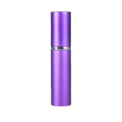 China 2022 Travel Recyclable Portable Aluminum Glass Tube Perfume Bottle 10ml Spray Empty Essential Oil Spray Bottle for sale