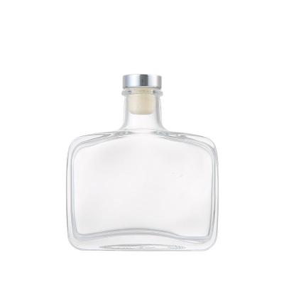 China Recyclable Top Selling Flat Perfume Bottle , Liquid Vehicle Aromatherapy Glass Scented Luxury Bottle for sale