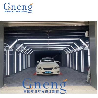 China Car Workshop Zoneng Factory OEM LED Tunnels Lights For Car Showroom And Car Detailing Shop for sale