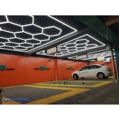 China One-step car shop usa connection best selling retailer hexagon led light high lumen light high efficient retailer led hexagon light for sale