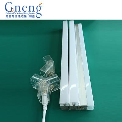 China Customized 0.4m 0.6m 1.2m LED Linear Light DIY Hexagon Led Light For Gym Led Batten Light For School ZT/C202 for sale