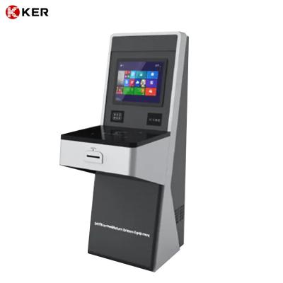 China Tourist Car Wash Cafe bar library touch printing Terminal RFID Kiosk For Library for sale