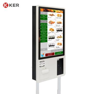 China Heißer Verkauf 27 Zoll intelligenter Nahrungsmittelselbstservice-Auftrags-Kiosk für Auftrags-Selbstbetriebsterminal zu verkaufen