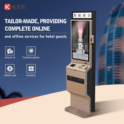 China Kas, perfect voor hotel, kiosk, stand 19 x 20ft 24 uur Hotel sleutelkaart dispenser Hotel check in kiosk Te koop