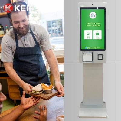 Chine Kiosques de commande de paiement de Cash Acceptor Machine de caissier de système de position de kiosque de service d'individu pour des restaurants d'aliments de préparation rapide à vendre