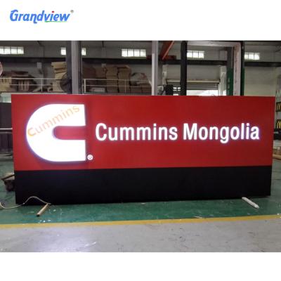 China waterproof & aging resistance customized metal or business store 3D acrylic LED sign illuminated acrylic letter signage for sale