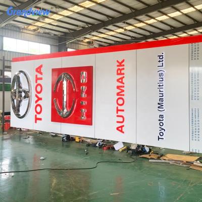 China Wayfinding Direction Plaza Side Advertising Aluminum Standing Lighting Buying Directional Message Guidance Pylon Pylon Sign for sale