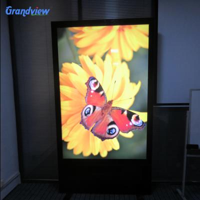 China Wall Mount Hanging Customized Shape Poster Frame Holder Led Advertising Digital Advertising Board for sale