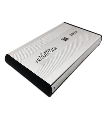 China USB 3.0 sata box 3.5 hard disk drives hdd enclosure aluminum case shockproof hard drive box for sale