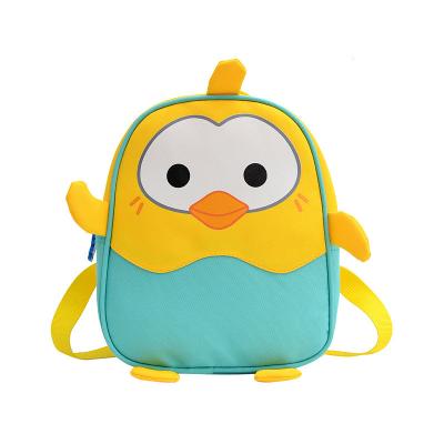 China Kindergarten Anti-theft Children's Fashion Bag Penguin Cartoon Schoolbags Backpack Waterproof Cloth Schoolbags For Kids for sale