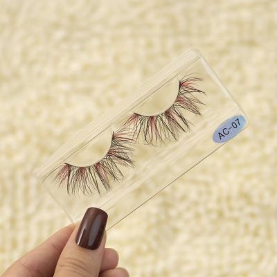 China 25mm Color 3D Mink Lashes Sensitive Wholesale Mink Lashes Custom Label Label Private Label for sale